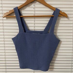 Blue American Eagle Crop Top